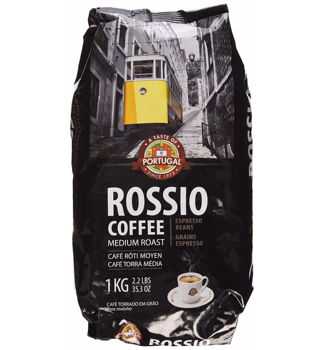 Taste of Portugal Rossio Whole Coffee Beans | Portuguese Medium-Roast Espresso Beans | 2.2lb bag