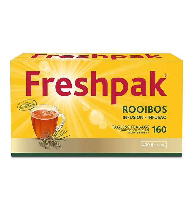 Freshpak Pure Rooibos Tea, New Packaging, 160 Teabags