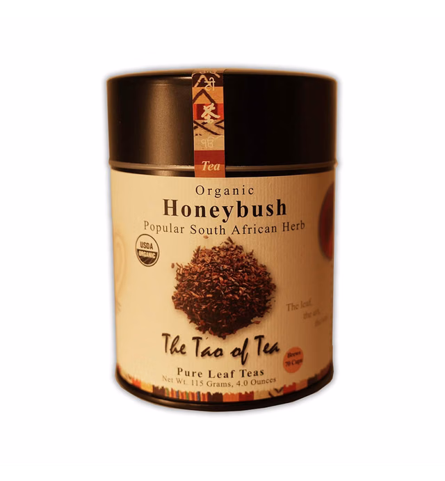 The Tao Of Tea African Red Tea Honeybush, 100% Organic, 4-Ounce Tins (Pack of 3)
