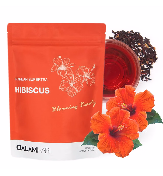 DALAMHARI Hibiscus Tea Bags | 30T | Dried Hibiscus Flowers flor de jamaica High Blood Pressure Tea Skin Detox Tea Flat Tummy Tea Chupa Panza Tea Smooth Move Tea Throat Coat Tea Ballerina tea Decaf Tea