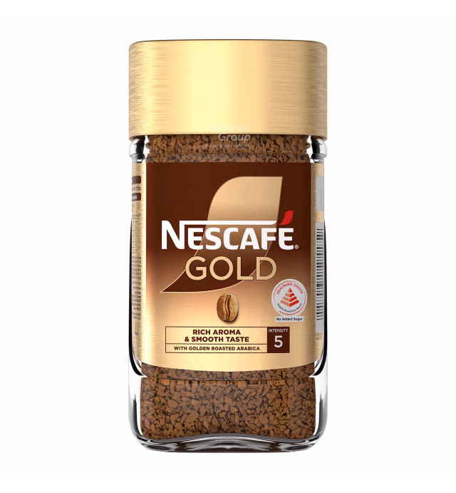 Nescafe Instant Soluble Coffee Jar - Gold