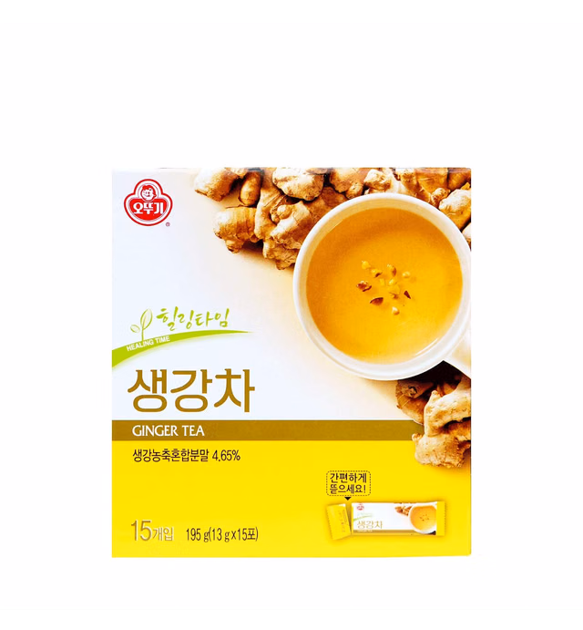 Korean tea powder - 13 g X 15 bags. (Ginger)