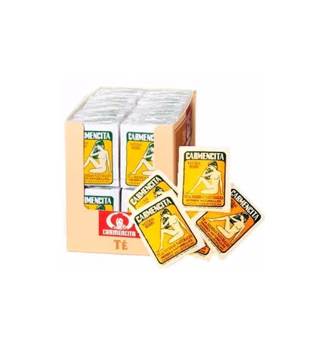 Carmencita Natural Herbs Tea. Pack of 200 individual tea bags. (Packaging may vary)