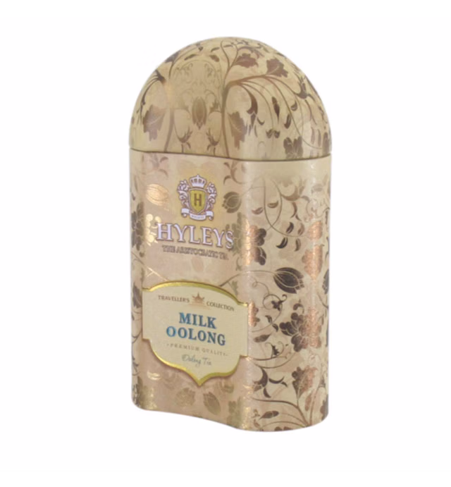 Hyleys Milk Oolong Chinese Medium Leaf Tea in Tin 3.52 Ounce (100g) - Traveller's Collection