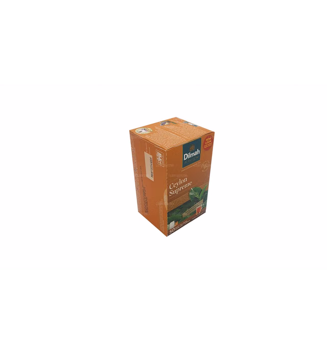 Dilmah Ceylon Supreme Ceylon Tea - 50 Tea Bags 100g