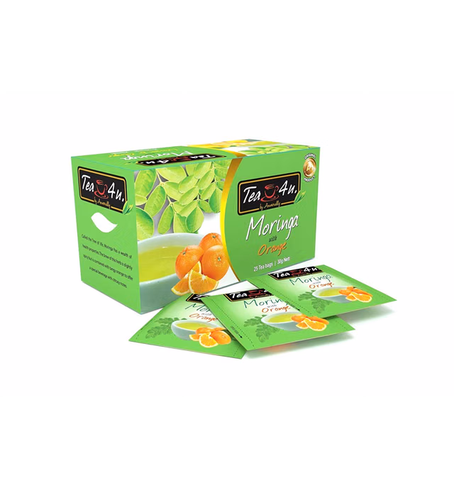 Tea4U Moringa Oleifera Flavored Energy Tea (Orange)