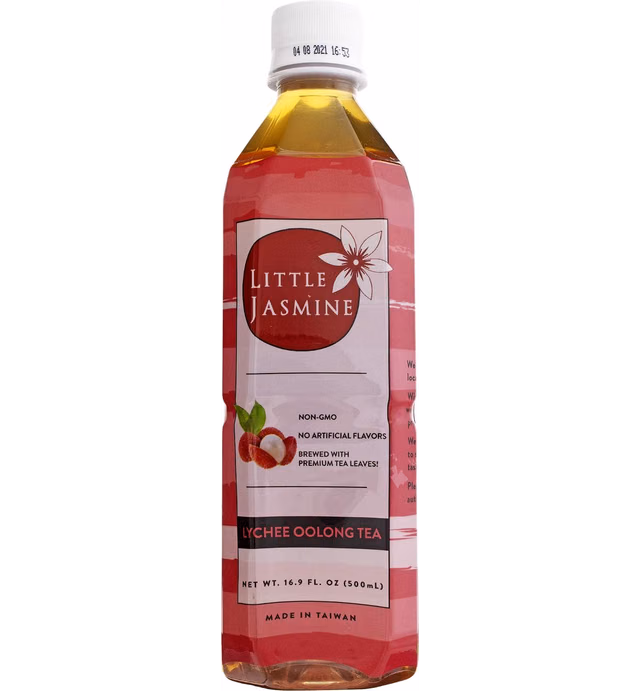LITTLE JASMINE Lychee Oolong Tea, 16.9 Fl Oz (Pack of 12)