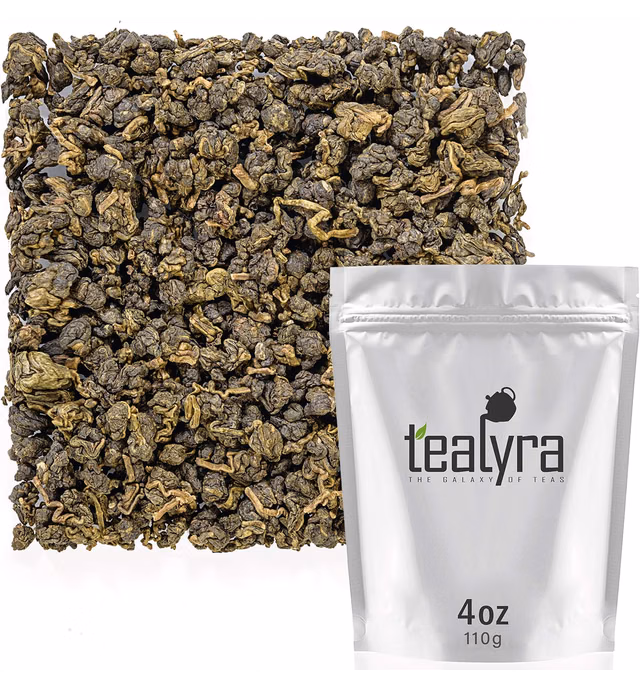 Tealyra - Ginseng Oolong Premium - Best Taiwanese Oolong - Loose Leaf Tea - Healthy - Digest and Energy Tea -Medium Caffeine - 110g (4-ounce)