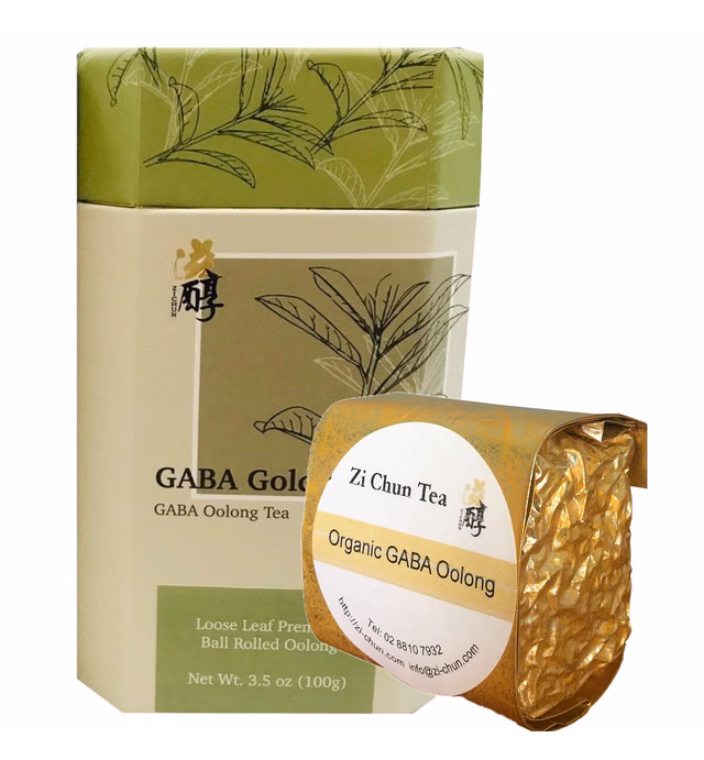 GABA Gold - Organic Oolong Super Tea, Loose Leaf Stress Relief Tea - A Calming and Relaxing Tea for Anxiety and Stress Relief - 3.5 ounces