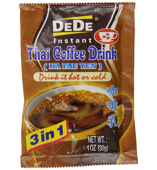 De De Instant Thai Coffee Drink, 12 count