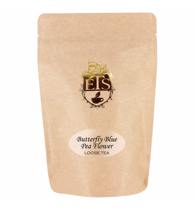 English Tea Store Herbal Loose Leaf, Butterfly Blue Pea Flower, 4 Oz