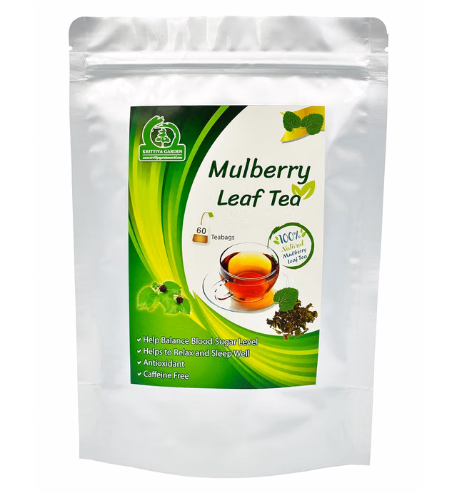 White Mulberry Leaf Tea 60-Teabags (Morus Alba)