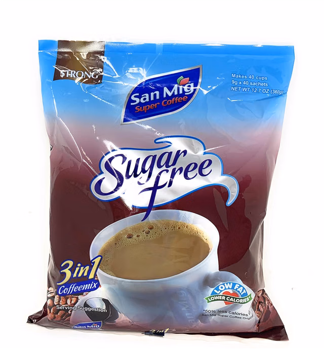 San Mig Super Coffee Sugar Free (Strong, 1 Pack)