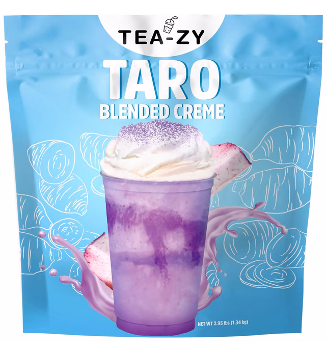 Taro milk tea powder [3 lbs] (45 servings) taro powder for bubble tea. Taro powder bulk format bubble tea powder suitable for boba shop.