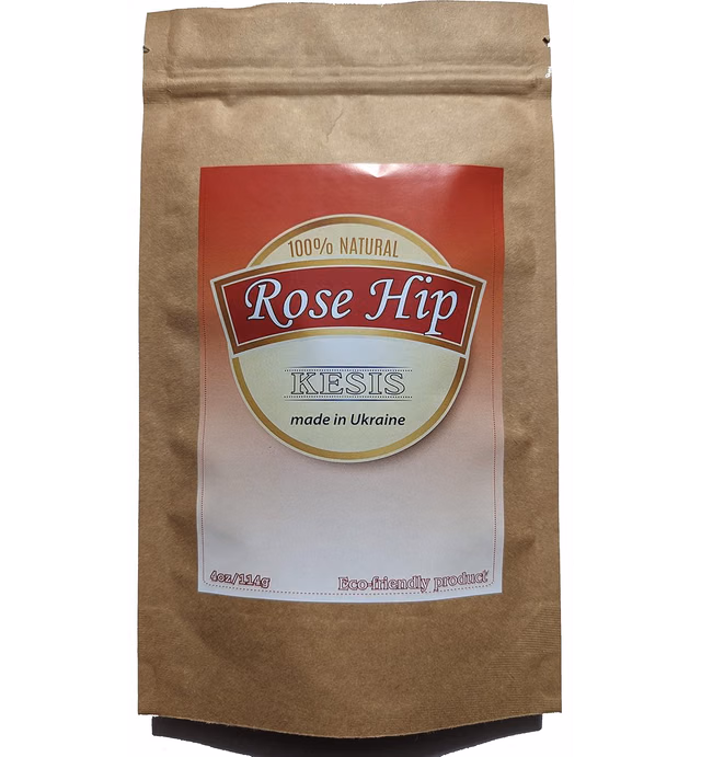 Whole Rose Hips Dried Berry 100% Pure Natural - 4 oz (114 g)