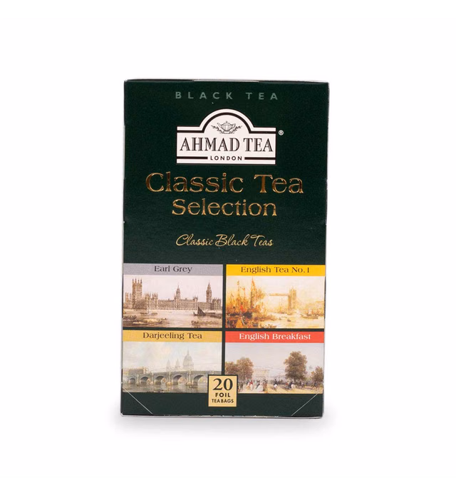 Ahmad Tea Classic Tea Selection, 20-Count (Pack of 6)