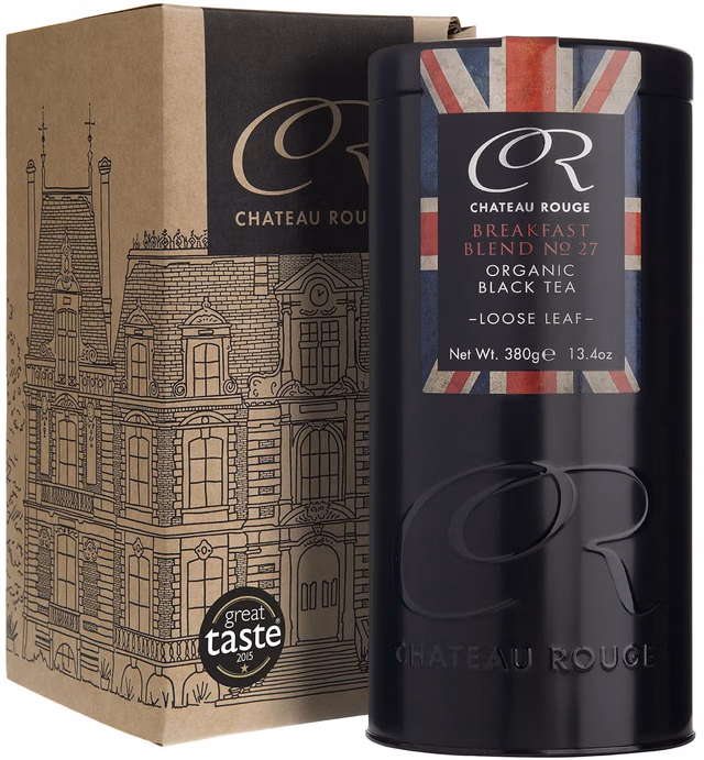 Chateau Rouge - English Breakfast Blend 27, Organic Loose Leaf Black Tea, 380g