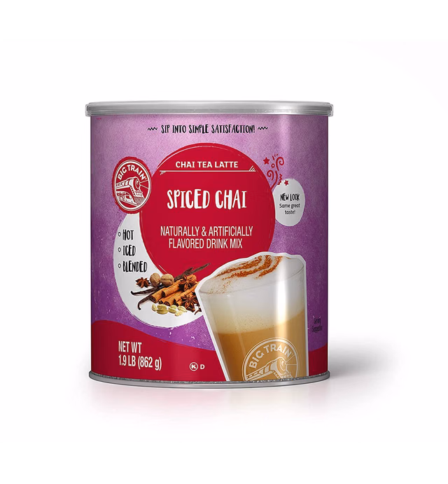 Big Train Spiced Chai Tea Latte Instant Powdered Mix, 1.9 Pound