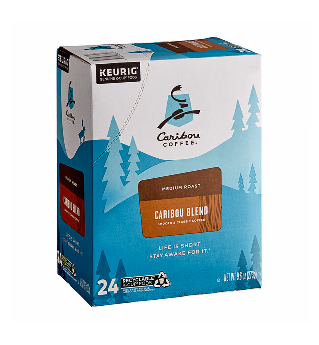 Caribou Coffee Caribou Blend Single Serve Keurig® K-Cup® Pods - 96/Case
