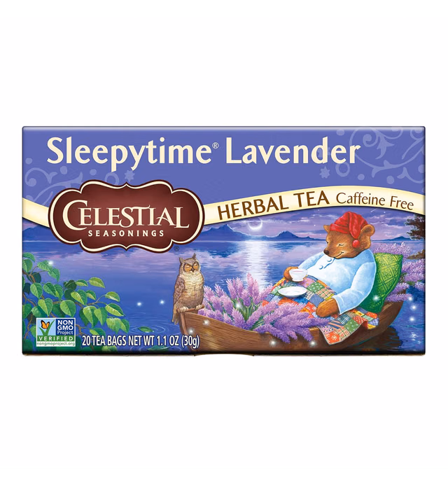 Celestial Seasonings, Tea Herbal Sleepytime Lavender, 20 Count