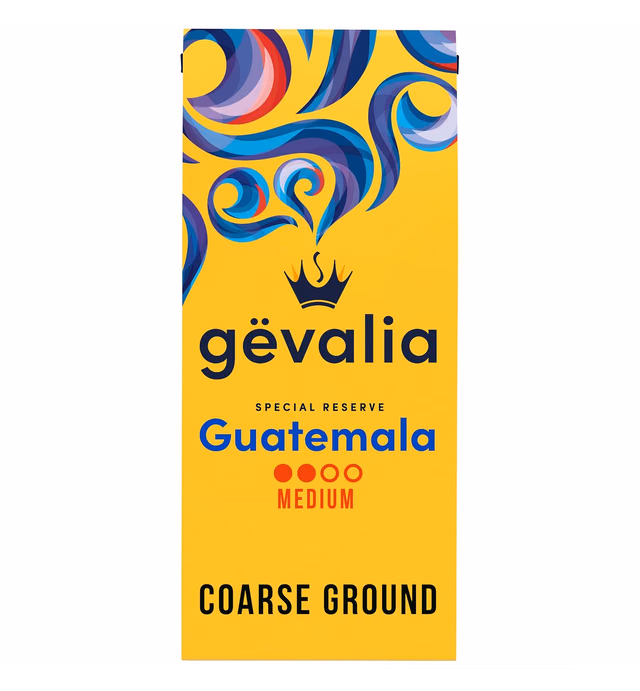 Gevalia Special Reserve Guatemala Single Origin Medium Roast Coarse Ground Coffee (10 oz Bag)