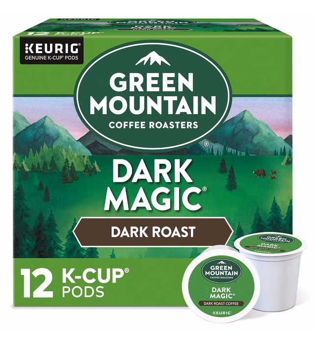 Green Mountain K-Cups Dark Magic, 0.4 ounce, 12 count