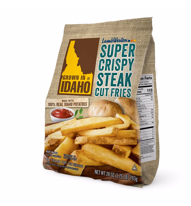 Grown in Idaho Super Crispy Steak Cut Fries, 28 oz (Frozen)