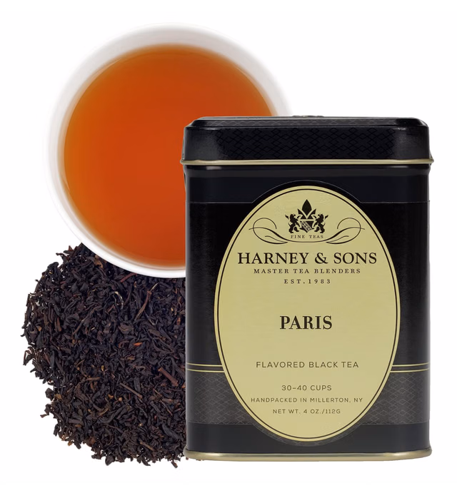 Harney & Sons Flavored Black Tea, Paris, 4 Ounce