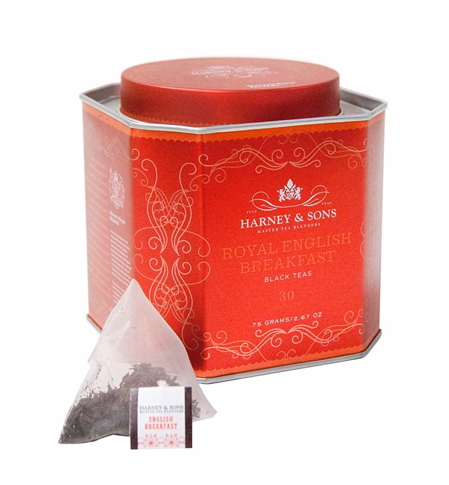 Harney & Sons Royal English Breakfast Tea 30 Sachets, Historic Royal Palaces Collection
