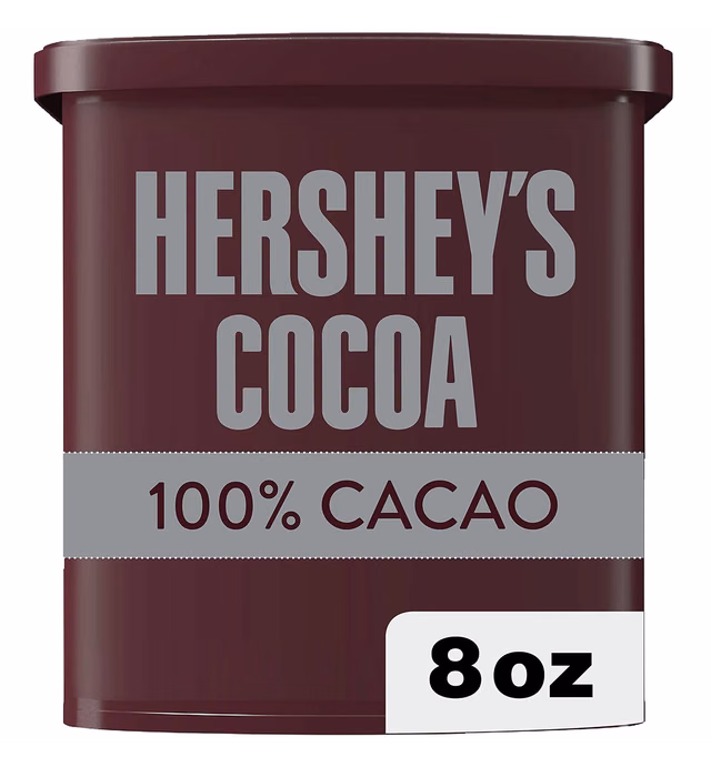 HERSHEY'S Natural Unsweetened Cocoa Powder Can, 8 oz