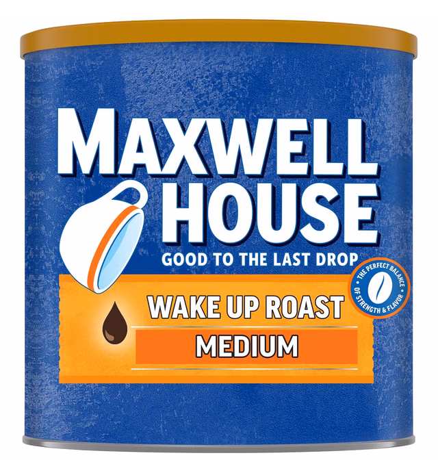 Maxwell House Wake Up Roast Medium Roast Ground Coffee (30.65 oz Canister)