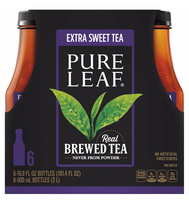 Pure Leaf Extra sweet Iced Tea, 16.9 Fluid Ounce (Pack of 6)