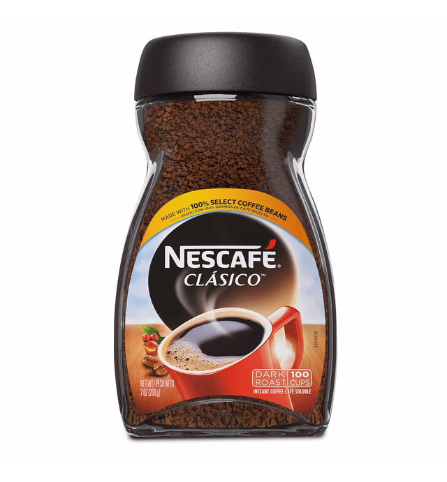 NESCAFE CLASICO Dark Roast Instant Coffee 7 Ounce ( Packaging May Vary)