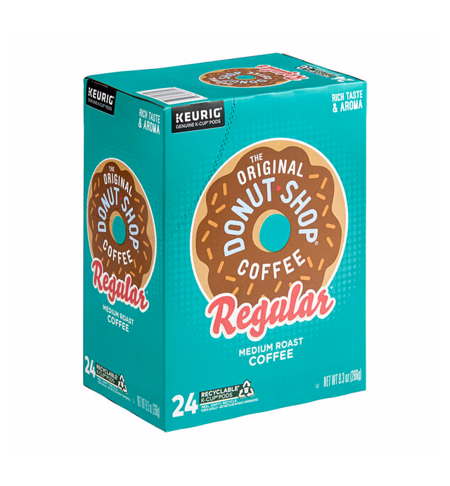 The Original Donut Shop Regular Coffee Single Serve Keurig® K-Cup® Pods - 24/Box