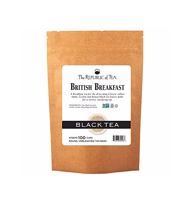 The Republic of Tea - British Breakfast Black Tea Super Refill - 100 Tea Bags