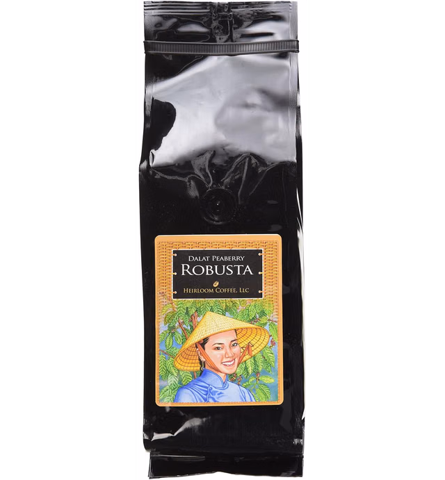 Dalat Highlands Robusta Whole Bean Coffee, 1lb