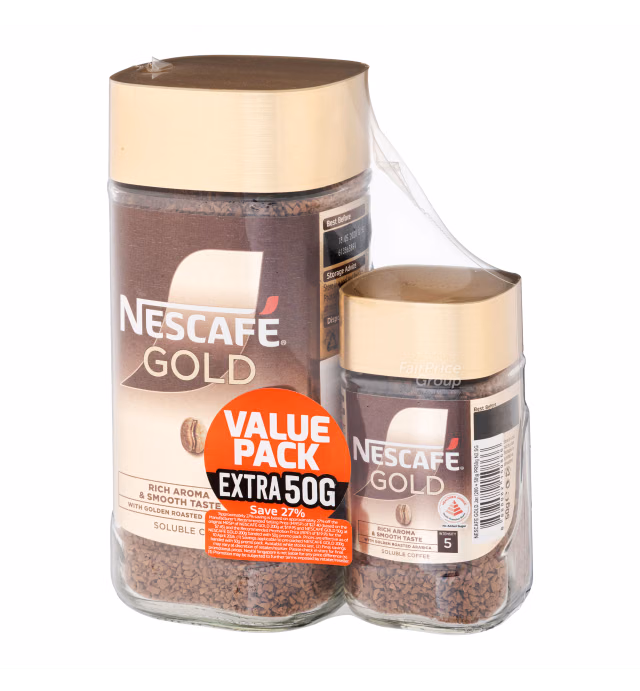 Nescafe Gold Instant Arabica Ground Coffee - Rich & Smooth