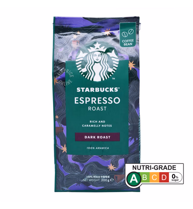 Starbucks Roasted Whole Coffee Bean - Espresso (Dark)