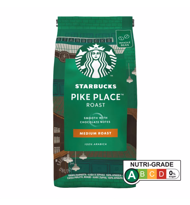 Starbucks Roasted Whole Coffee Bean - Pike Place (Medium)
