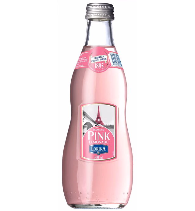 Lorina Sparkling Pink Lemonade , 11.1-Ounce (Pack of 12)