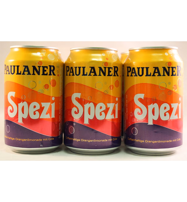 Paulaner Spezi .33L (European Import) - SIX Cans (6 x .33l cans)
