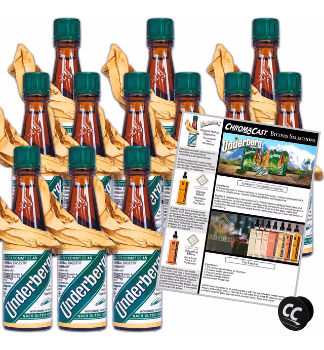 Underberg Natural Herb Bitters 12pk, 68oz./btl