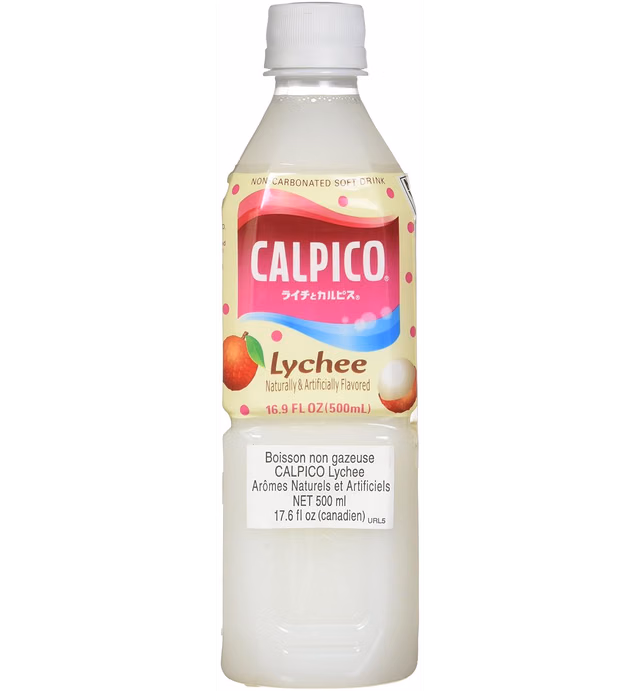 Calpico Lychee Soft Drink, 16.9 Fl Oz