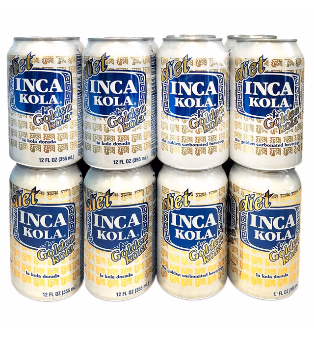 Inca Kola Diet Soda 12 fl oz Each | 16 Pack