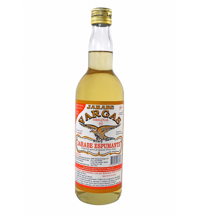 Vargas Gomme Syrup - Jarabe de Goma - Imported from Peru - 750 ml. -