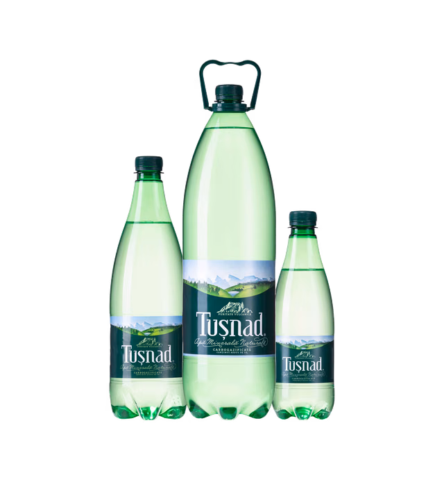 Tusnad natural mineral water-partially decarbonated