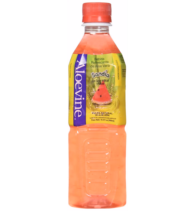 ALOEVINE Watermelon Aloe Drink, 16.9 Fl Oz
