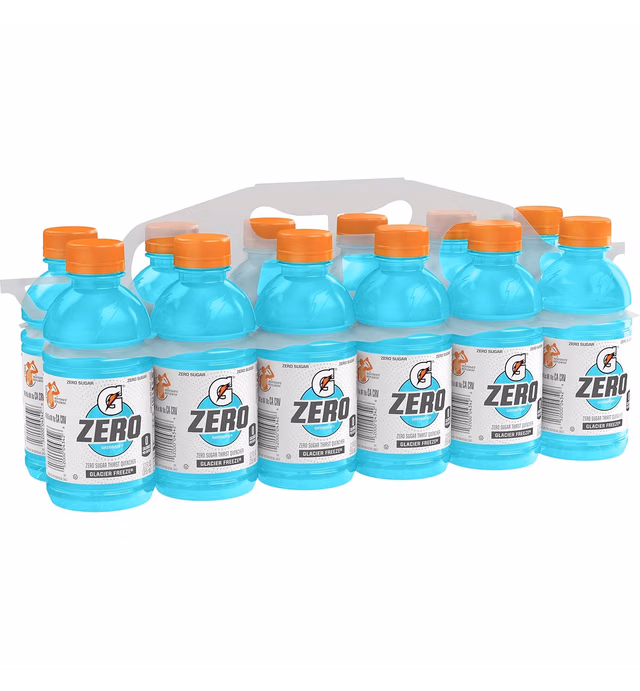 Gatorade Glacier Freeze Thirst Quencher, 20 Fl Oz Bottles, 12 Pack