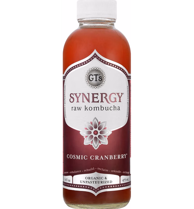GT's Kombucha, Cosmic Cranberry 16 Fl Oz
