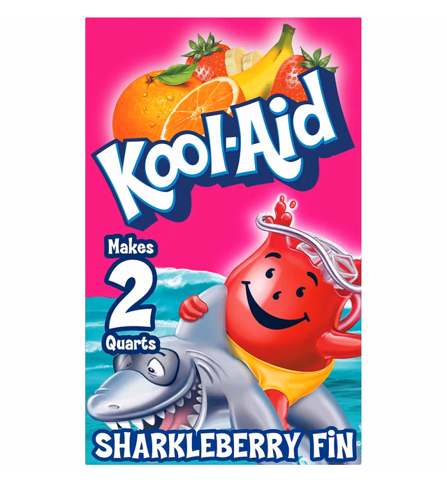 Kool-Aid Unsweetened Caffeine Free Strawberry Orange Punch Zero Calories Powdered Drink Mix 192 Count Pitcher Packets